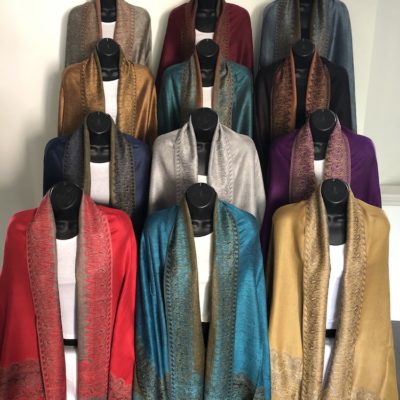 Border Pashmina Shawl